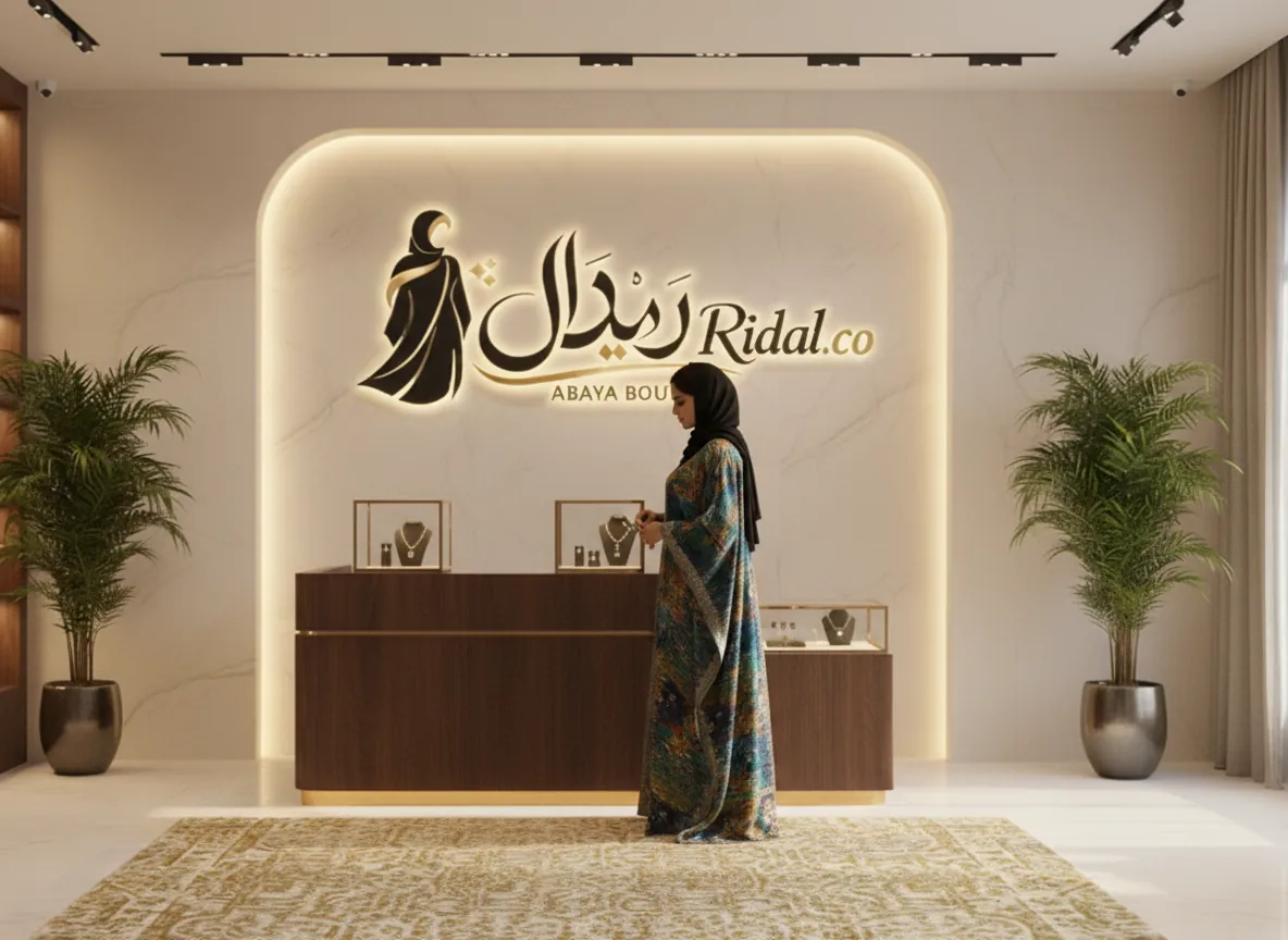 عباية ملونة فاخرة من الكتان البارد بتصميم عصري وأكمام واسعة لإطلالة أنيقة وعملية