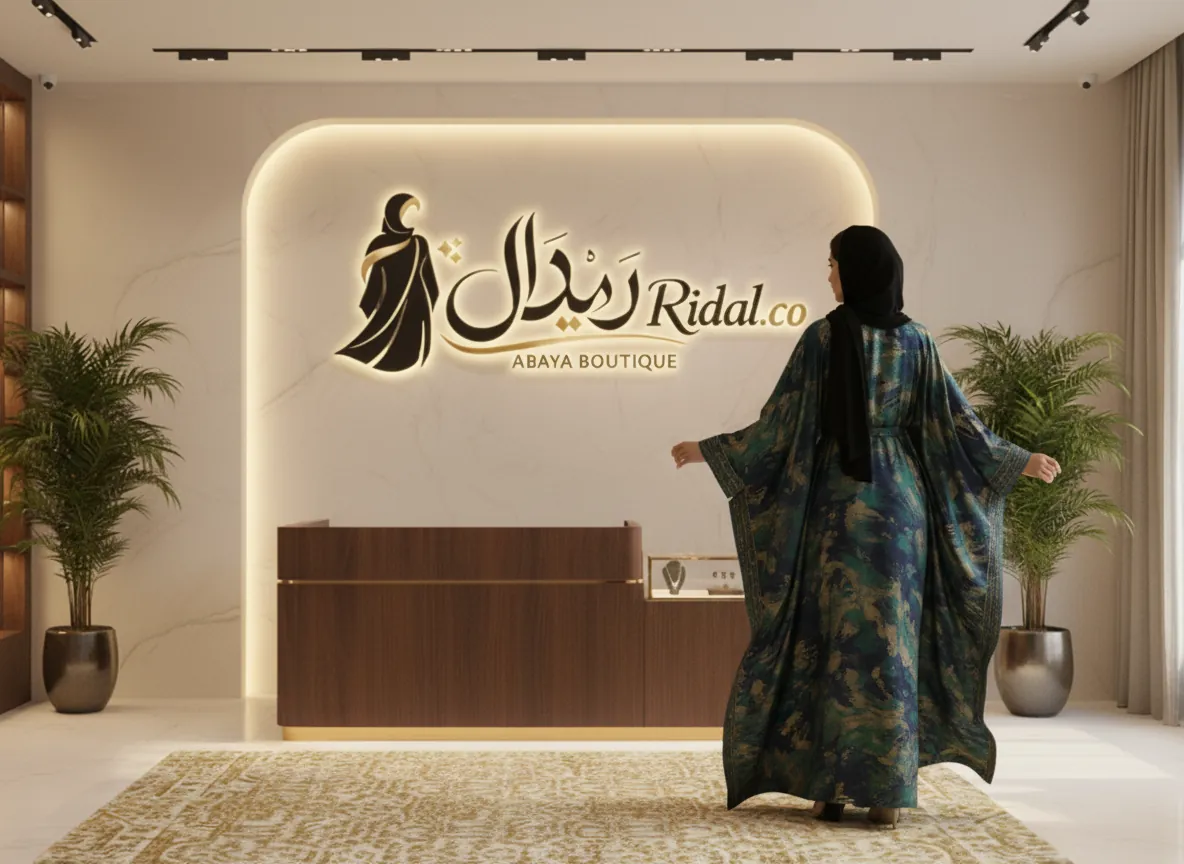 عباية ملونة عصرية من قماش الكريب الناعم بلون بيج رملي وتصميم راقي لإطلالة يومية متميزة