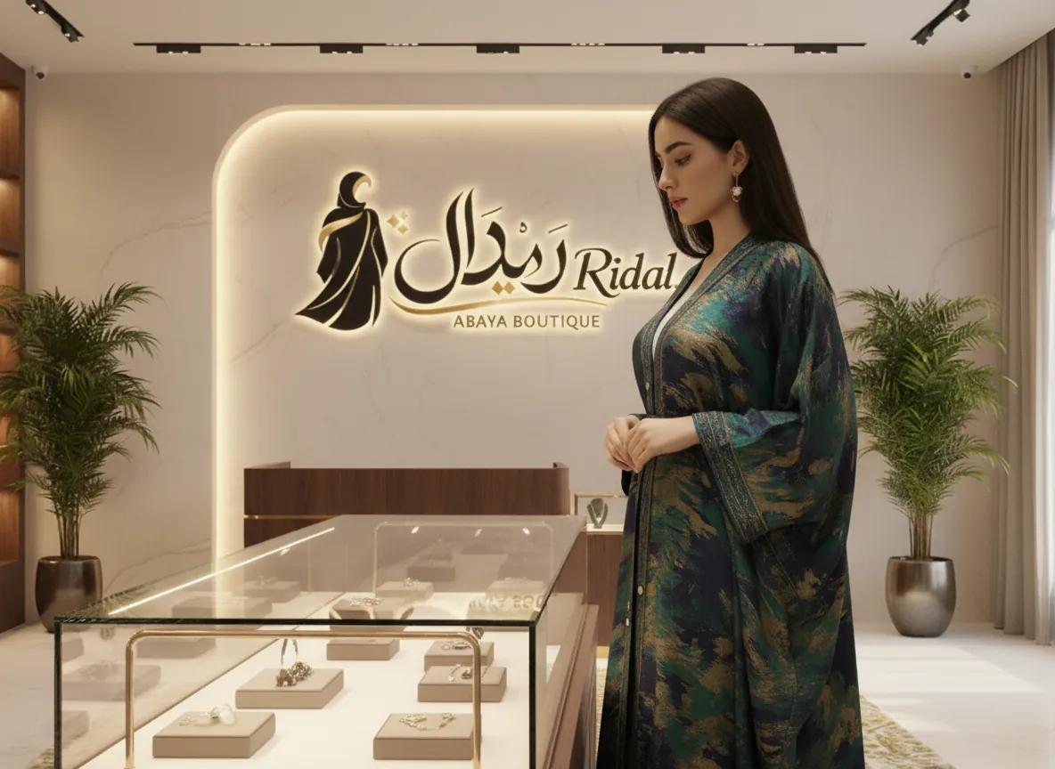 عباية ملونة عصرية من قماش الكريب الناعم بلون بيج رملي وتصميم راقي لإطلالة يومية متميزة