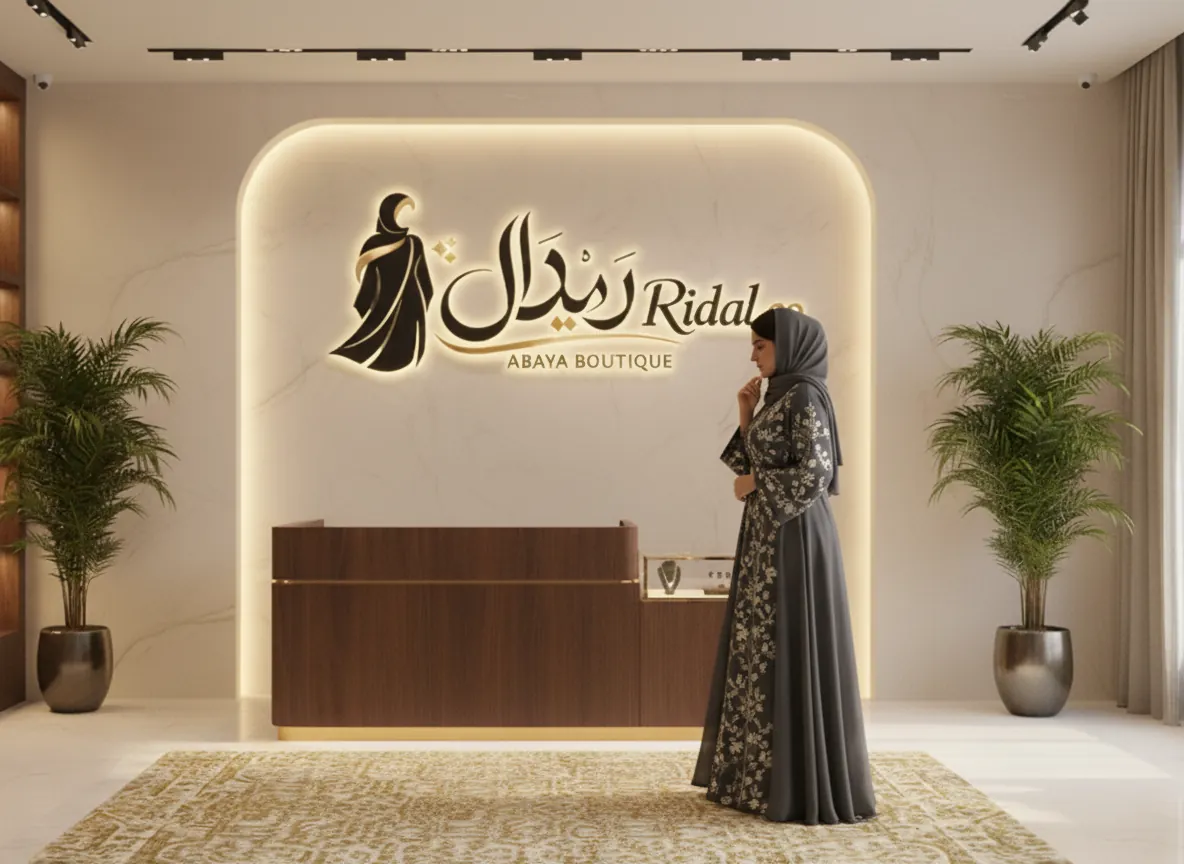 عباية مناسبات ملكية مطرزة بالخرز اليدوي وقماش الكريب الفاخر
