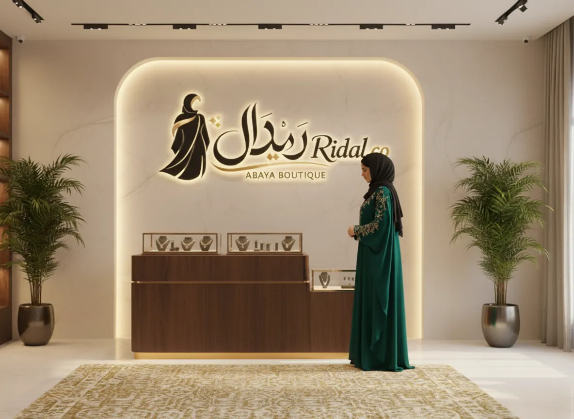 عباية مناسبات ملكية من قماش الكريب الكوري الفاخر مع تطريز يدوي ناعم وتصميم كلاسيكي