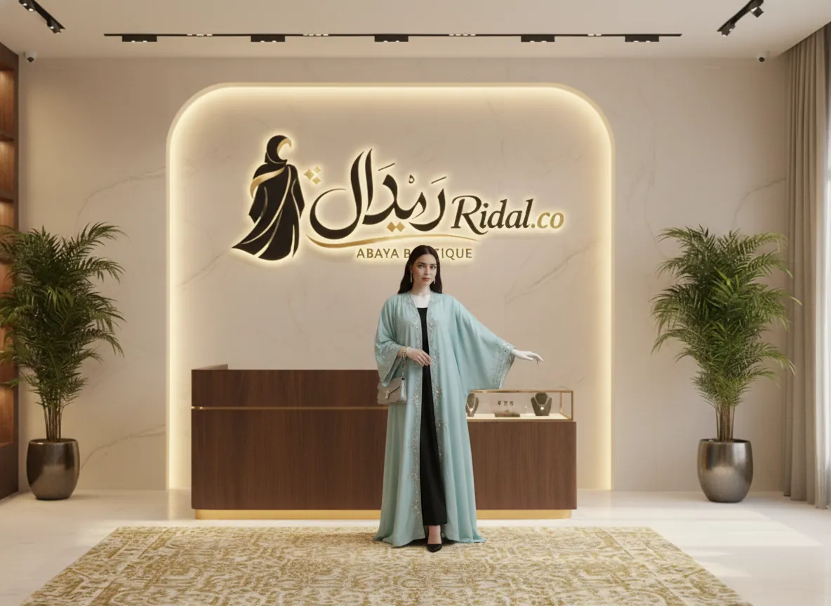 عباية تيفاني راقية بتطريز يدوي فاخر وخرز اللؤلؤ - موديل SE173